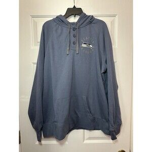Size 2XL Seattle Seahawks NFL Team Apparel Hoodie Pullover Sweatshirt Mens NEW